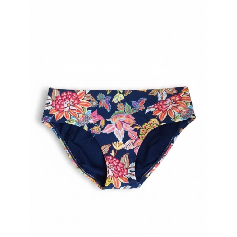 Blue Rod Beattie Floral Bikini Bottoms sz 8 NWT